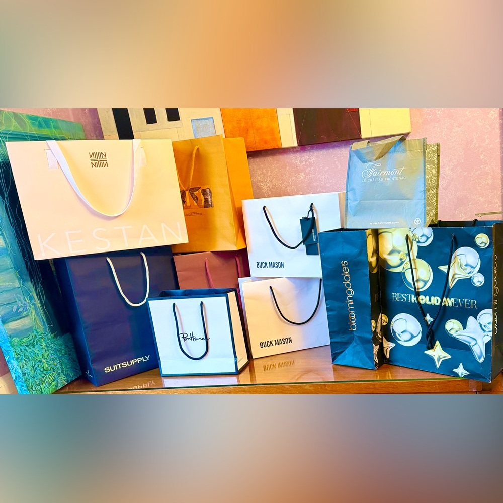 TEN Designer Shopping Bags!